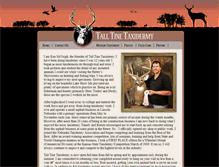 Tablet Screenshot of mcveightaxidermy.com